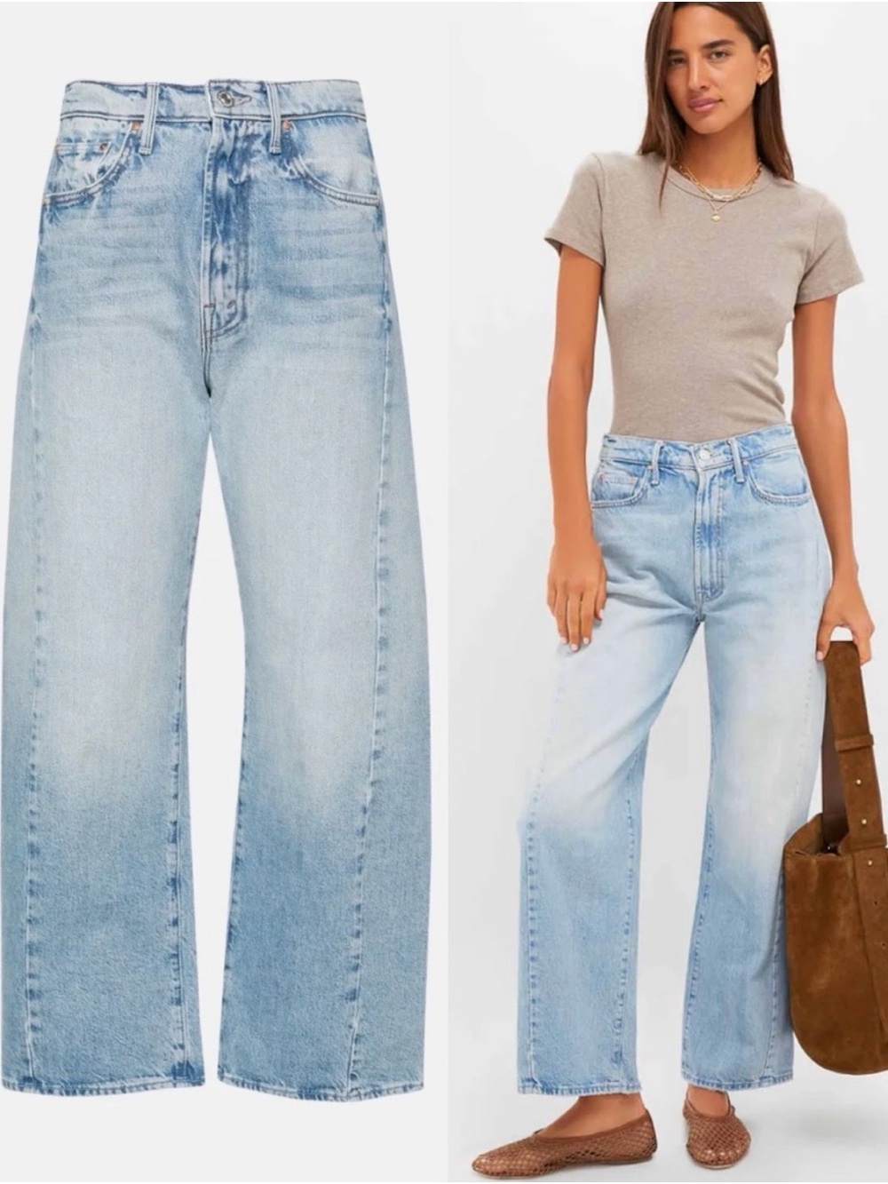 MOTHER SUPERIOR Jeans Full-Pipe Flood, size 23